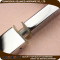 Square design Glass and Wood Door Brushed Stainless Steel Door flush Knob Pull Handle